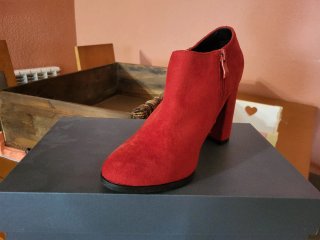 Botines Rojos de Tacón