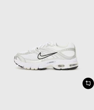 Zapatillas Nike Air Max Plata y Blancas