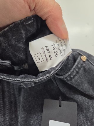 • Jeans Mangano neri a gamba larga - Nuovo con...