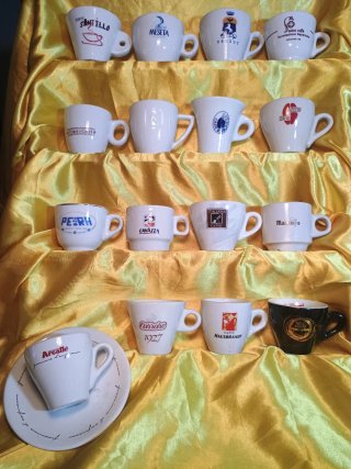 Set di 16tazzine da caffè pubblicitarie