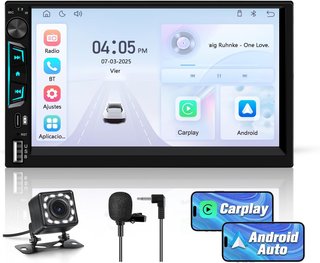 NUEVO Radio coche 2 DIN CarPlay Hexinex + cámara
