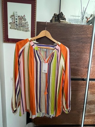 Blusa Emily Van Den Bergh Multicolor Talla L