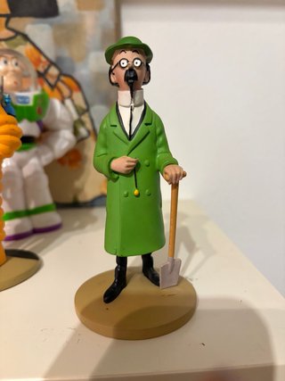 Figura Tintin Profesor Tornasol con pala