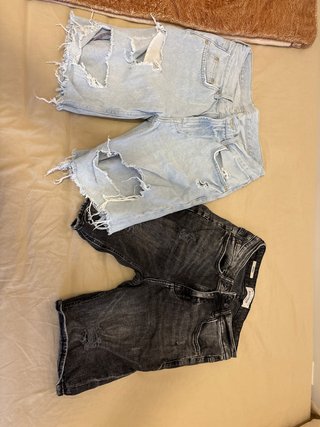 2 Bermudas Vaqueras Pull&Bear Talla 38