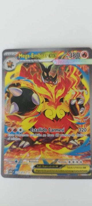 Carta Pokémon Mega-Emboar EX