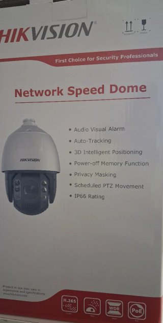 Videocámara Domo PTZ IP Hikvision