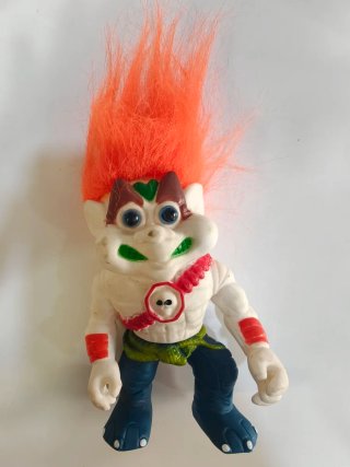 Figura Troll Guerrero Vintage Años 90