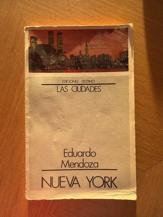 Libro Eduardo Mendoza - Nueva York