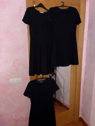 Lote 3 vestidos negros