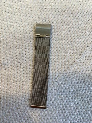 Cinturino maglia milanese AURORA acciaio 9cm...