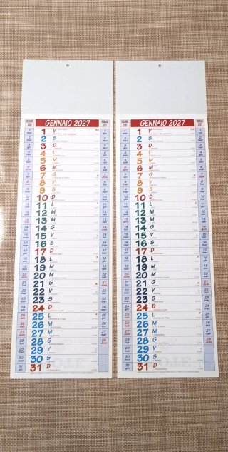 2 Calendari da parete 2027