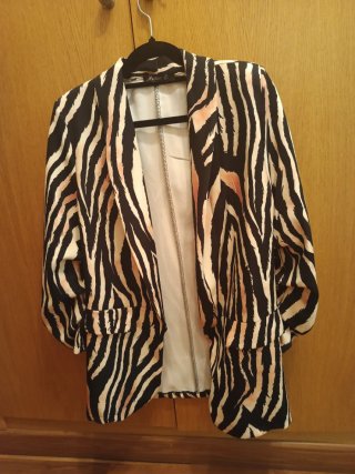 Blazer Mujer Estampado Animal Print Sólo envío
