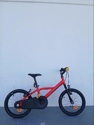 Bicicleta Niños 16 Pulgadas 4-6 Años Discover 500 Rojo