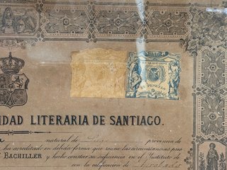Título Universitario Antiguo 1895