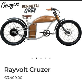Rayvolt Cruzer nueva · Gris · Talla M · 0 km · 2.2