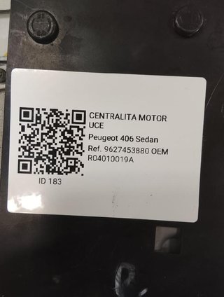 183 centralita motor r04010019a peugeot 406 2.1 td