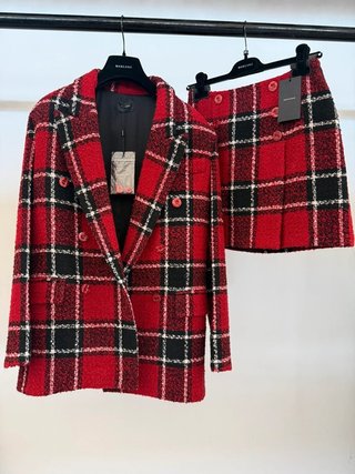 Completo Blazer e Gonna Mangano in Tweed...