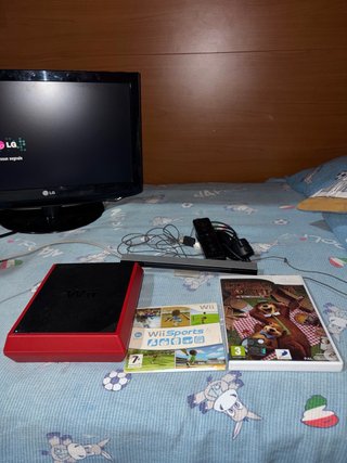 Nintendo Wii Mini Rossa + Giochi