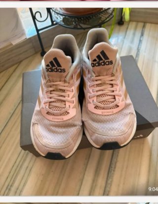 Zapatillas Adidas Deportivas Rosa y Dorado