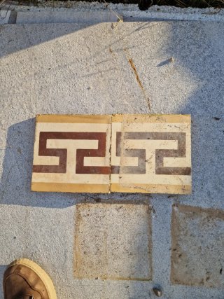 2 Piezas de Mosaico Hidráulico