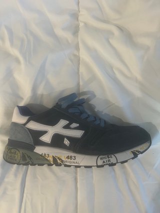 Zapatillas Premiata Azul y Blanco