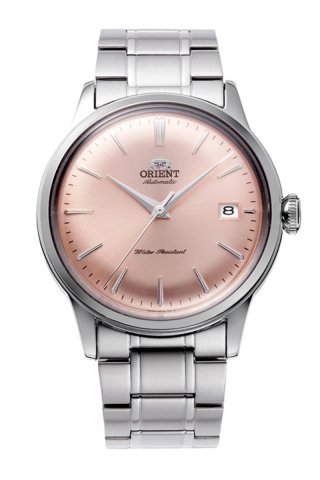 Reloj Orient Automático Rosa y Plateado
