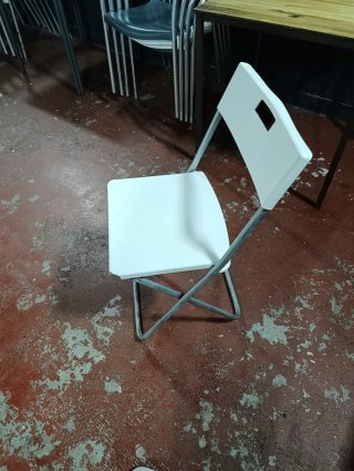Sedie pieghevoli bianche Ikea