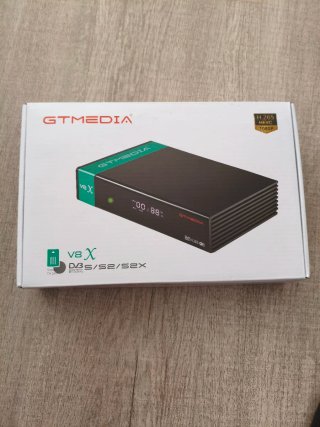 Gt Media V8x Receptor Satélite H.265 HEVC