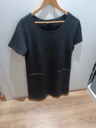 Vestido corto negro