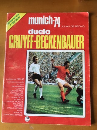Revista fútbol CRUYFF-BECKENBAUER