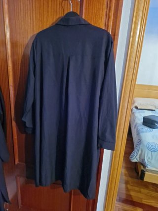Vestido negro manga larga