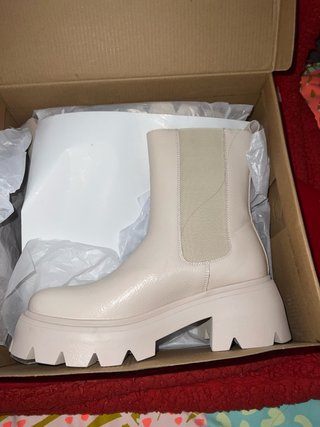 Botas de agua beige