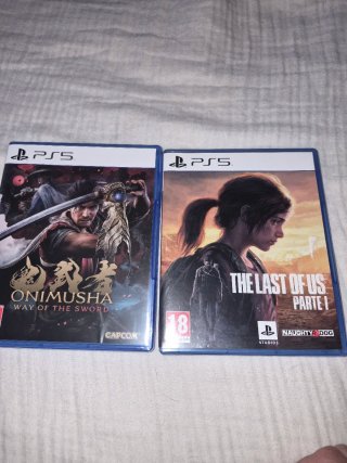 Pack 2 Juegos PS5: Onimusha y The Last of Us