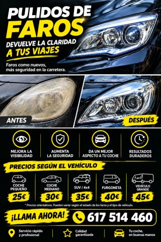 Pulidos de faros!