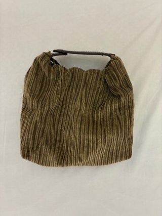 Neceser Plisado Marrón/Beige