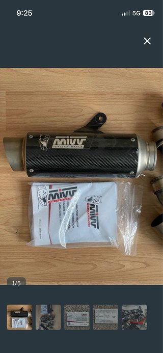 Escape Mivv GP Pro Honda CB650R/CBR650R
