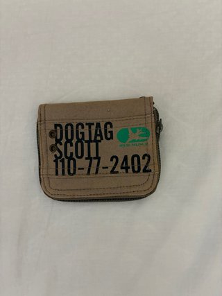 Cartera Dogtag Scott Estilo Militar