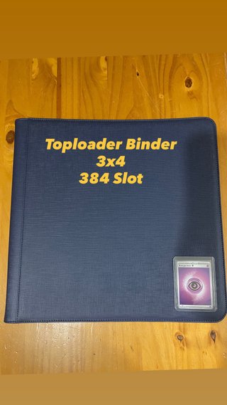 Album per Toploader con zip 12 tasche 384 slot