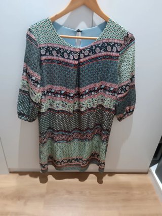 Vestido mini estampado