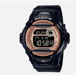 Reloj Baby-G Negro y Dorado