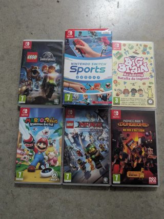 6 Juegos para Nintendo Switch