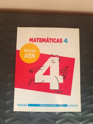 Libro de Matemáticas 4. Método ABN