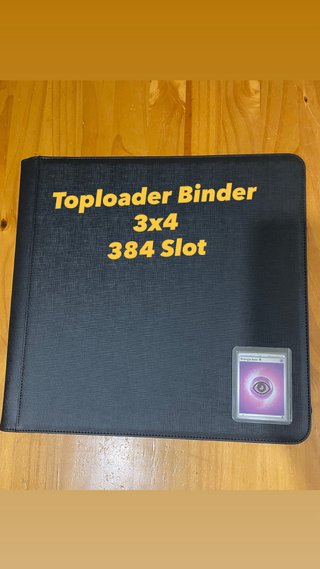 Binder per Toploader con zip 12 tasche 384 slot