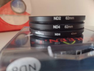 3 FILTROS ND 62mm.