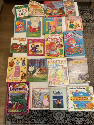 Lote de 20 libros infantiles clásicos en español –