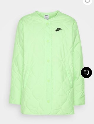 Abrigo corto Nike verde neón