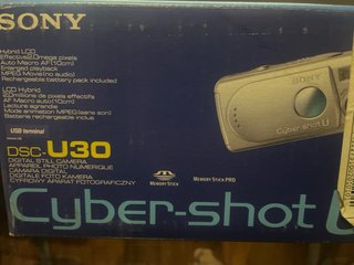 Cámara Sony Cyber-shot DSC-U30 Plata