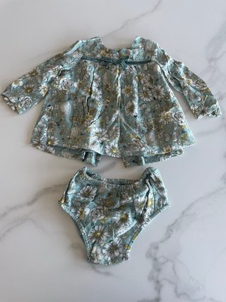 Vestido y Braguita Neck & Neck 9 meses