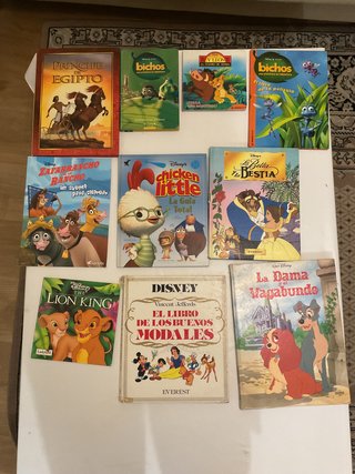 Lote 10 libros infantiles Disney