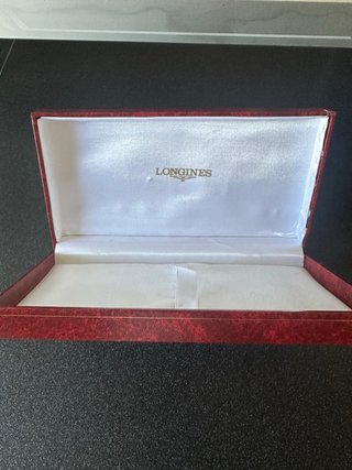 Scatola porta orologi Longines rossa